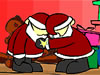 Santa Claus boxeo