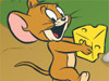 Tom y Jerry en queso persiguiendo laberinto