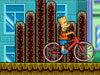 Барт на велосипеде