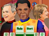 Obama เกม Mahjong แบบดั้งเดิม