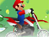 Mario motocross snowing