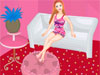Decoração do quarto da Barbie