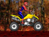 道路のオートバイ オフ スパイダーマン