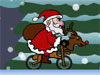 자전거를 타고 산타 클로스