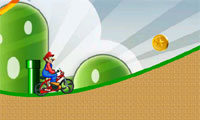 Mario dirt xe đạp