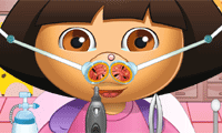 Dora nhìn mũi
