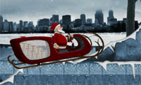 圣诞老人雪橇车
