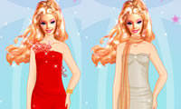 Barbie's elegant gown