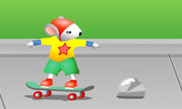 Maus-Skateboard
