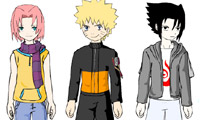Nhân vật Naruto ăn mặc