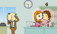 Φιλί ερωμένη του γραφείου