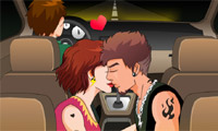Beijo no táxi