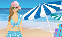 Mùa hè bãi biển Girl