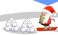 Santa ván trượt tuyết