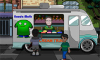 アイスクリームのトラック