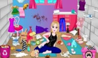 Prinzessin Cleaning Gymnastic Room