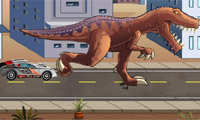 Dinosaurus perang roket mobil