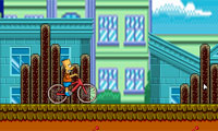 Bart pada sepeda