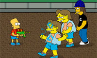 Simpsons permainan menembak