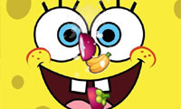 Spongebob cắt trái cây