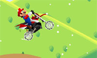 Mario motocross nevando