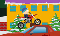 Cậu bé xe gắn máy