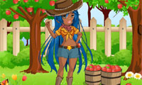 Apple trang trại cô gái