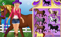 Barbie vai montar a cavalo