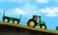Tractor en la granja