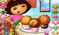 Deliciosos Cupcakes de Dora