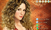 Shakira trang điểm