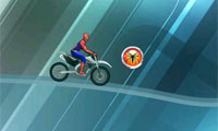 スパイダーマン アイス バイク