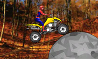 道路のオートバイ オフ スパイダーマン