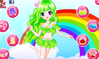 Regenboog Fairy Dress Up