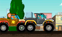 Tom và Jerry xe tải cuộc đua