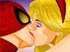 スパイダーマンのキス