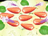 Огурцов и клубники салат