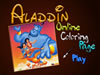 Principessa di Aladdin da colorare