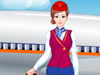 Glamouröse Stewardess