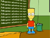 Bart Simpson melihat permainan