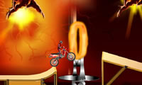 炎のオートバイ
