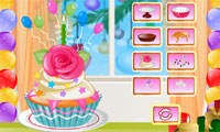 NewYear Cupcake decoración