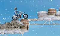 Invierno moto Stunts