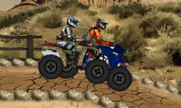 砂漠オートバイレース