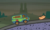 Scooby Doo dirigindo carro