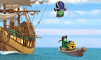Pirata naves escapar