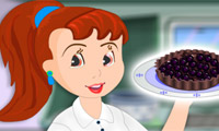  pasteles de Chocolate Blueberry