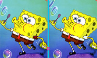 Sponge Bob-Spot des Unterschied