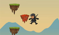 Springen kleine Ninja