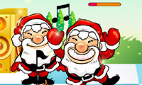 Santa Claus menari